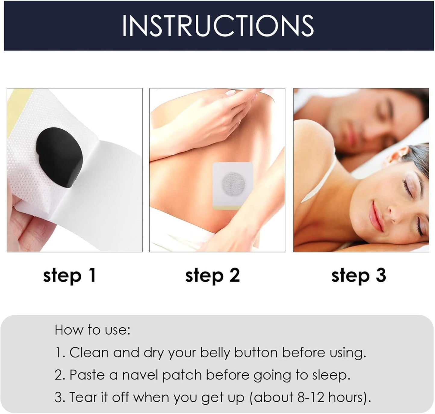Natural Sleep Patches — Deep Rest Navel Sticker for Adults & Kids