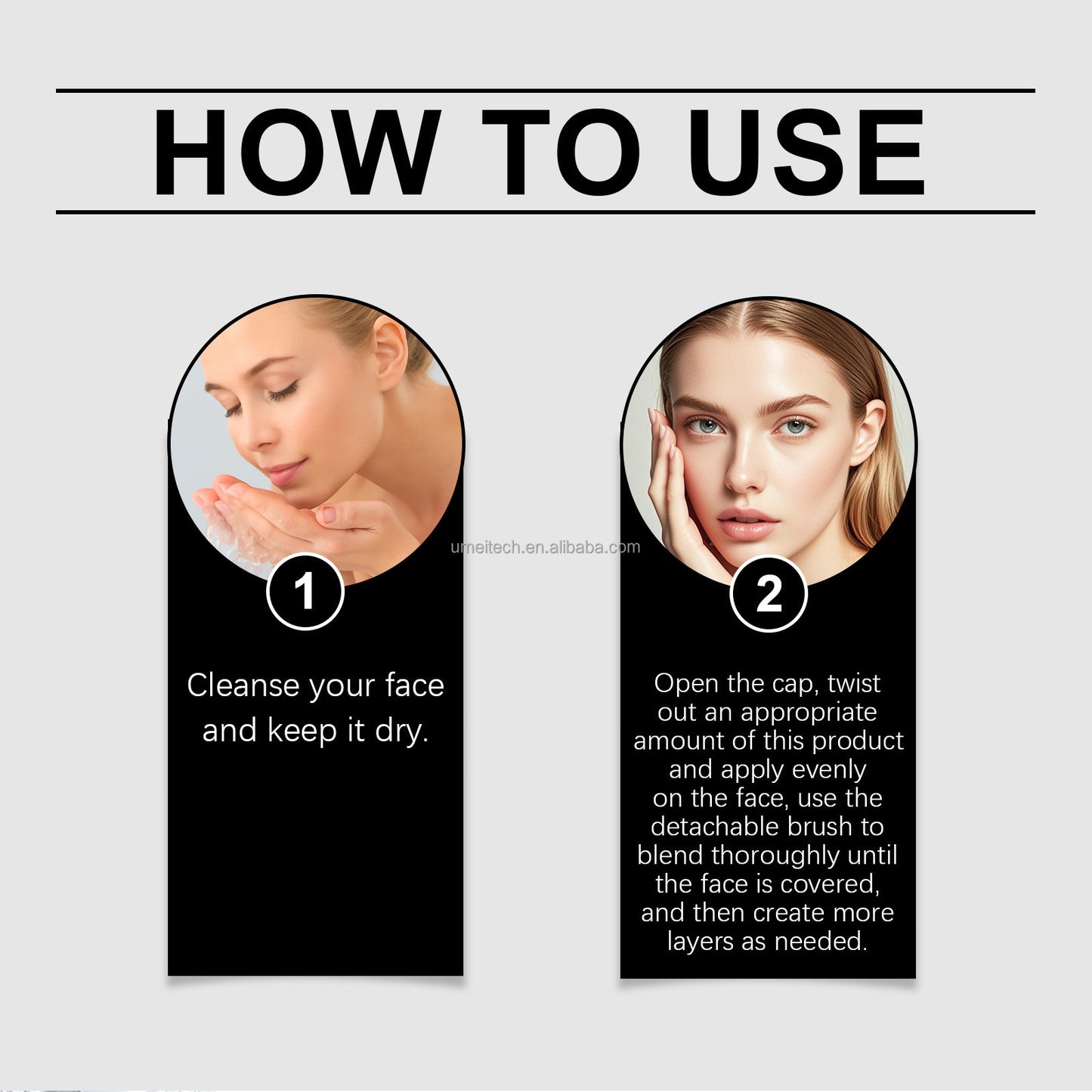 Tazeen™ Korean Color Adapting foundation stick, Flawless Match Color-Adapting Foundation Stick – Matches Your Skin in Seconds